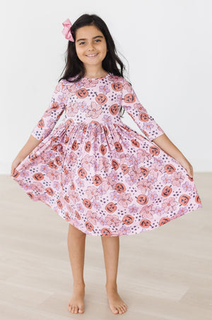 SALE Here for the Candy 3/4 Sleeve Pocket Twirl Dress-Mila & Rose ®