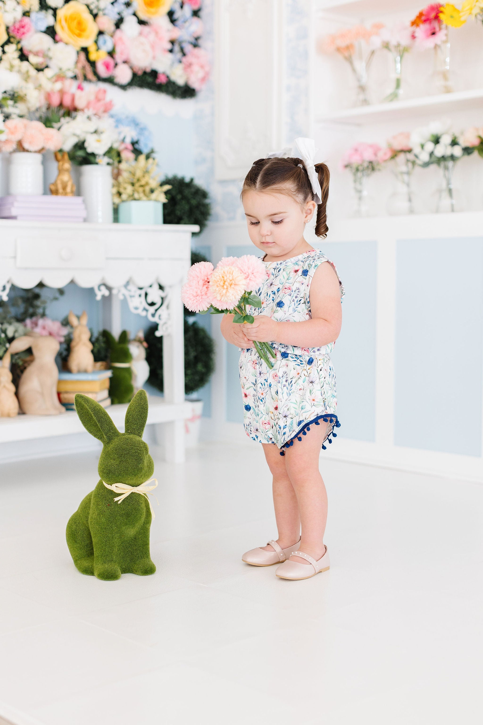 SALE Let Your Dreams Blossom Pom Pom Romper-Mila & Rose ®