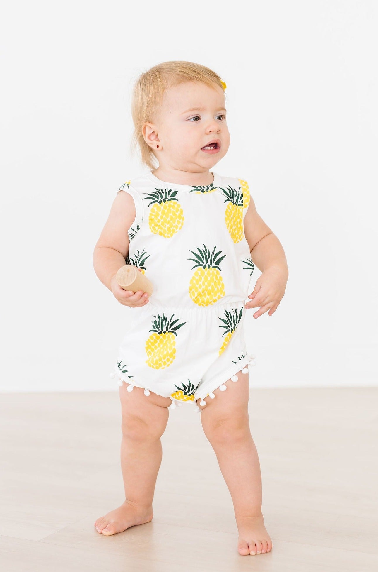 SALE Pineapple Pom Pom Romper-Mila & Rose ®