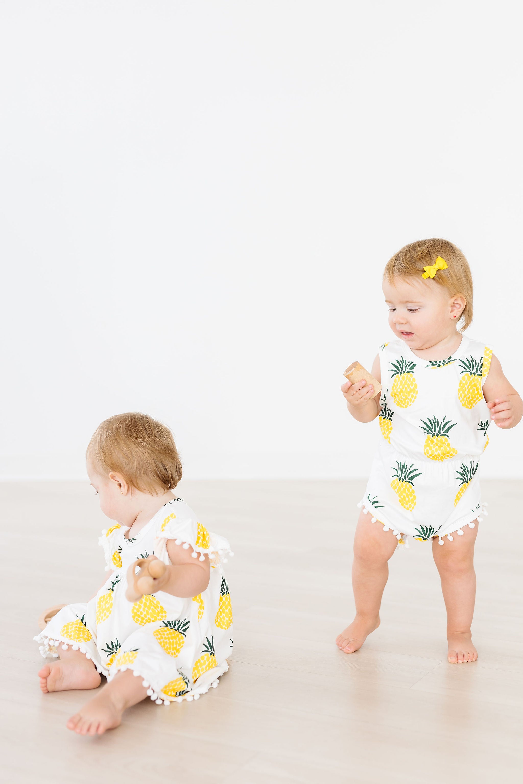 SALE Pineapple Pom Pom Romper-Mila & Rose ®