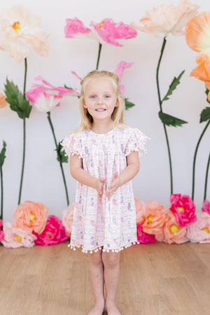 SALE Purr-maid Pom Pom Dress-Mila & Rose ®