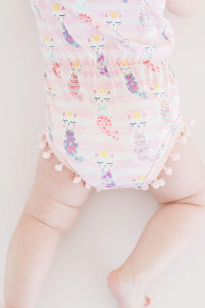 SALE Purr-maid Pom Pom Romper-Mila & Rose ®