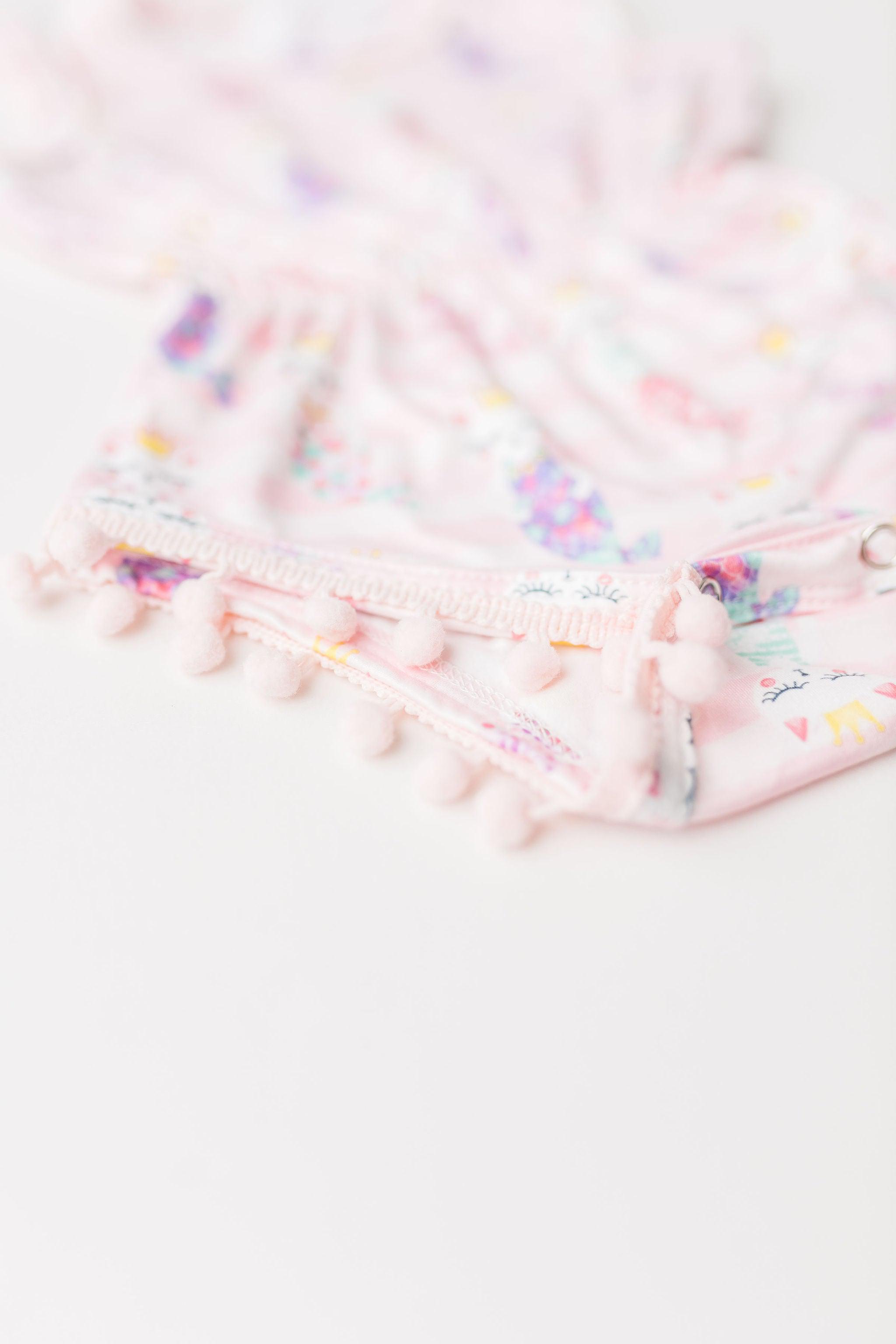 SALE Purr-maid Pom Pom Romper-Mila & Rose ®