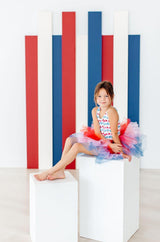 SALE Red, White & Cute Tank Tutu Leotard-Mila & Rose ®