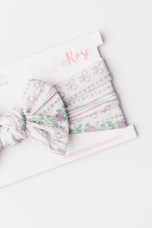 SALE Rosebud Bows Nylon Bow Headwrap-Mila & Rose ®