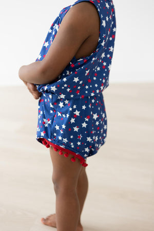 SALE Star Bright Pom Pom Romper-Mila & Rose ®