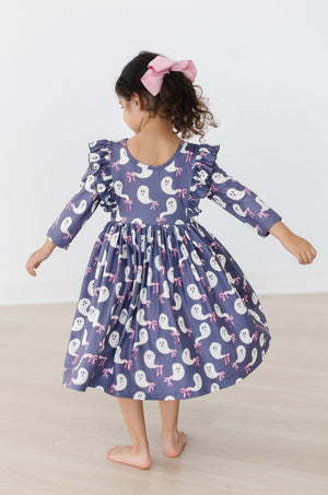 SALE Tied with a Boo 3/4 Ruffle Twirl Dress-Mila & Rose ®