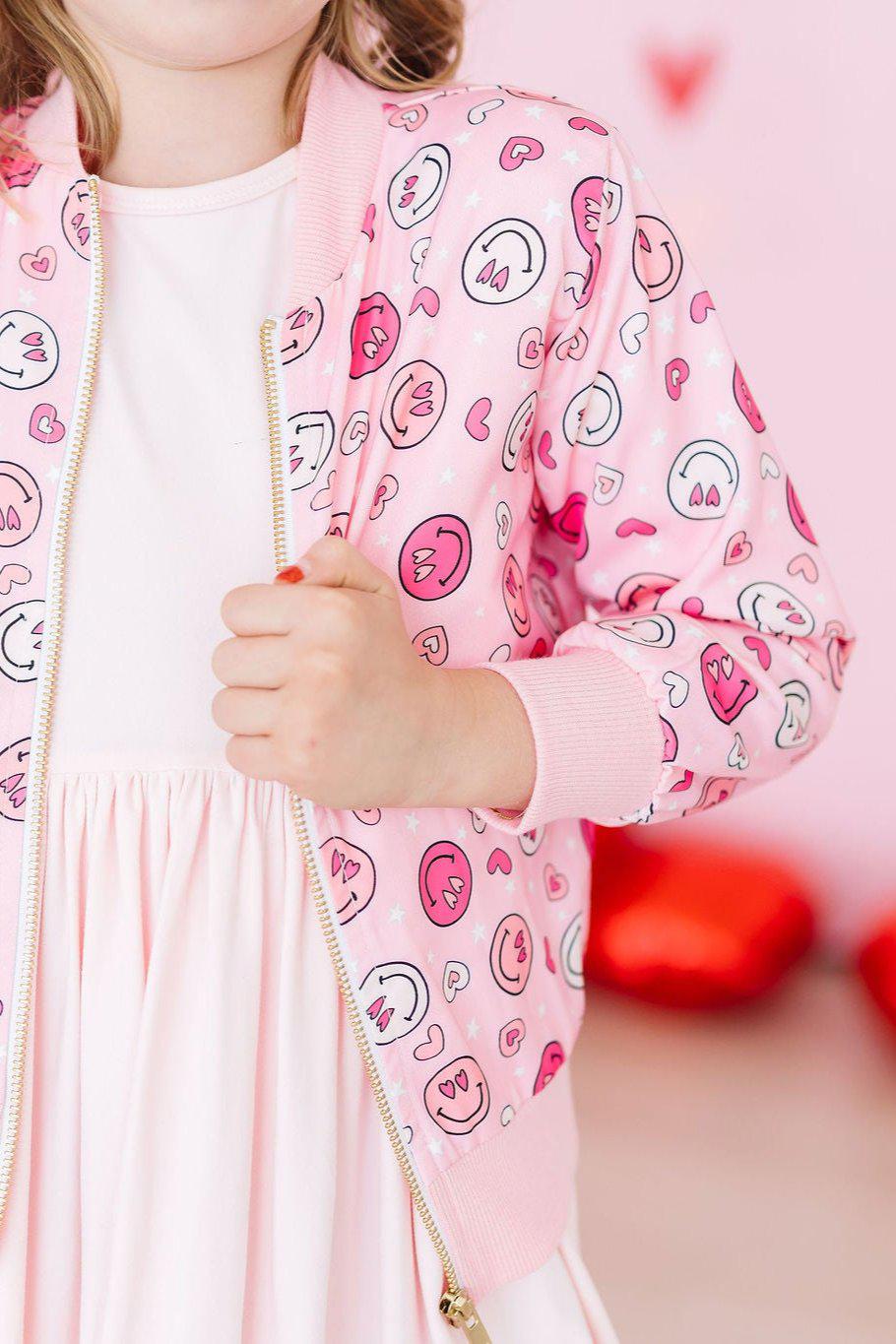 SALE You Make Me Happy Satin Jacket-Mila & Rose ®