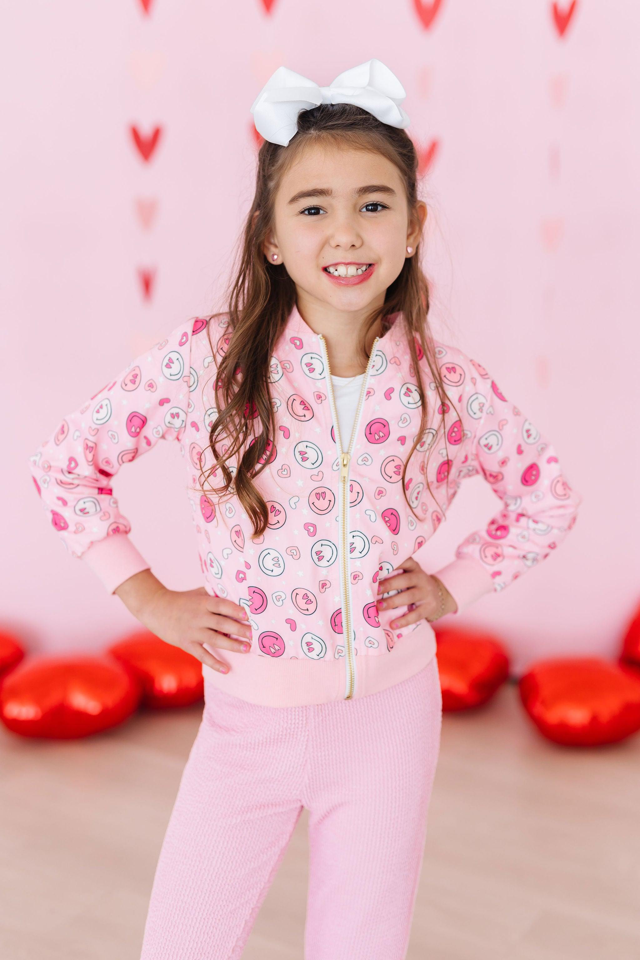 SALE You Make Me Happy Satin Jacket-Mila & Rose ®