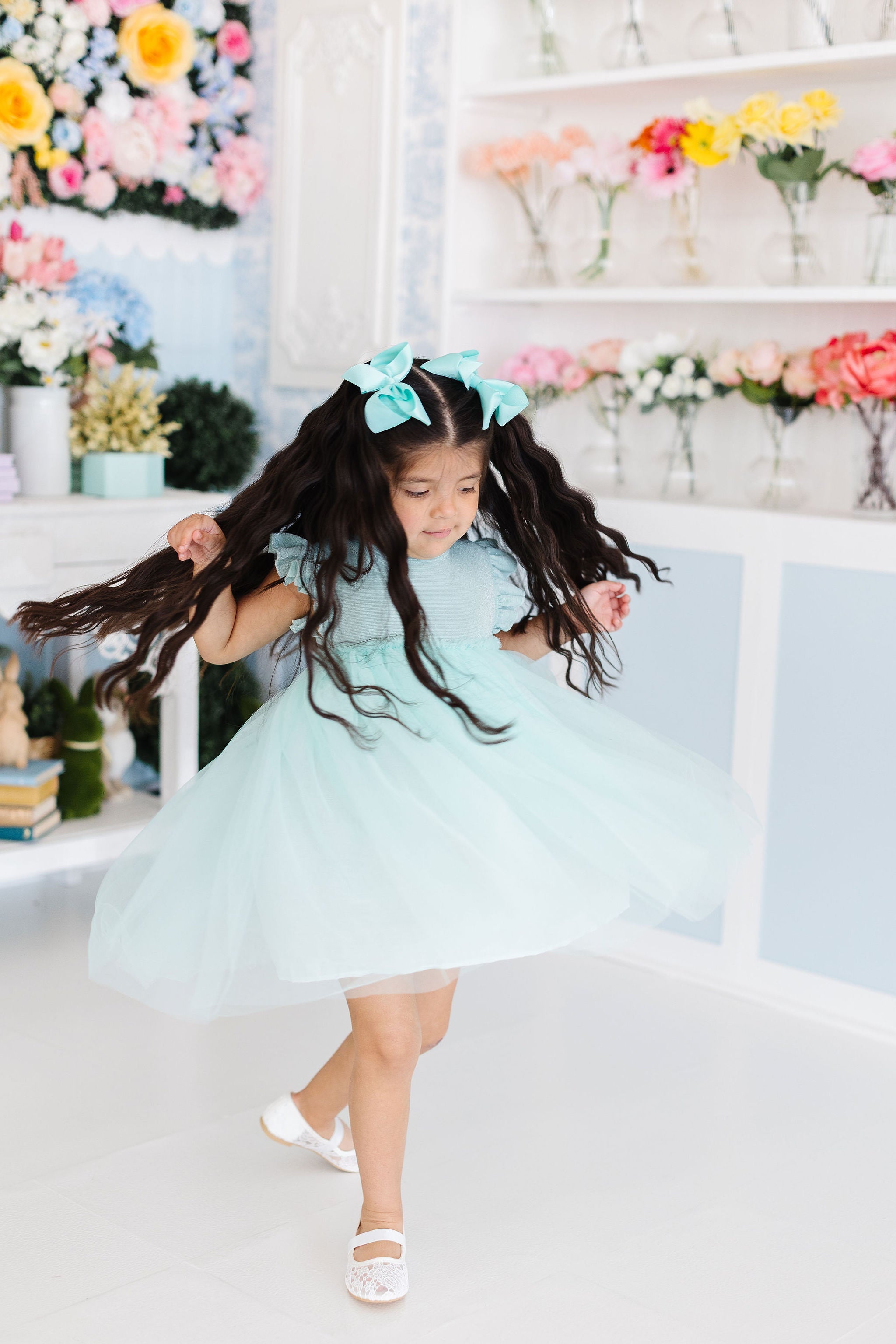 Sage Shimmer Tutu Dress-Mila & Rose ®