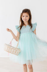 Sage Shimmer Tutu Dress-Mila & Rose ®