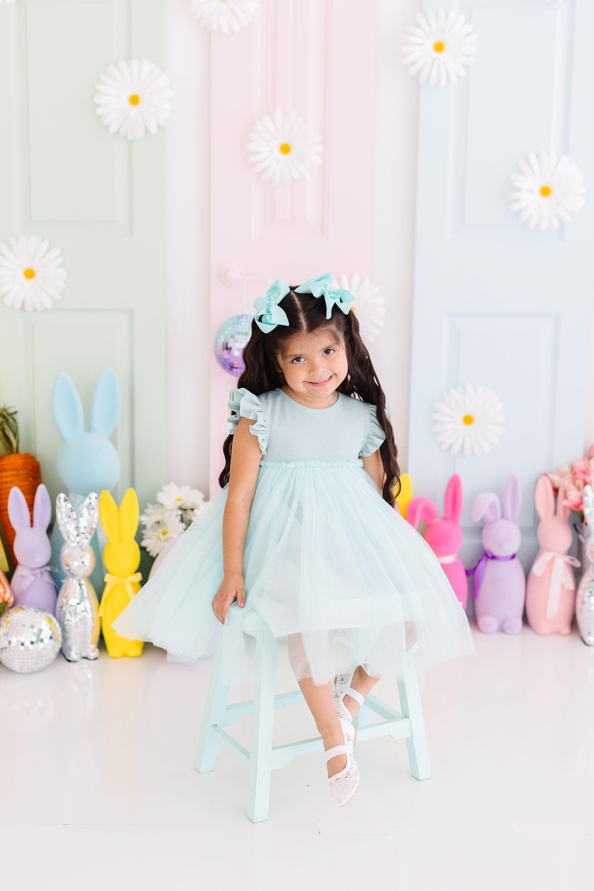 Girls' Sage Shimmer Tutu Dress Size: 4T Toddler by Mila & Rose Girls' Sage Shimmer Tutu Dress Size: 4T Toddler by Mila & Rose