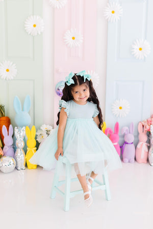 Sage Shimmer Tutu Dress-Mila & Rose ®