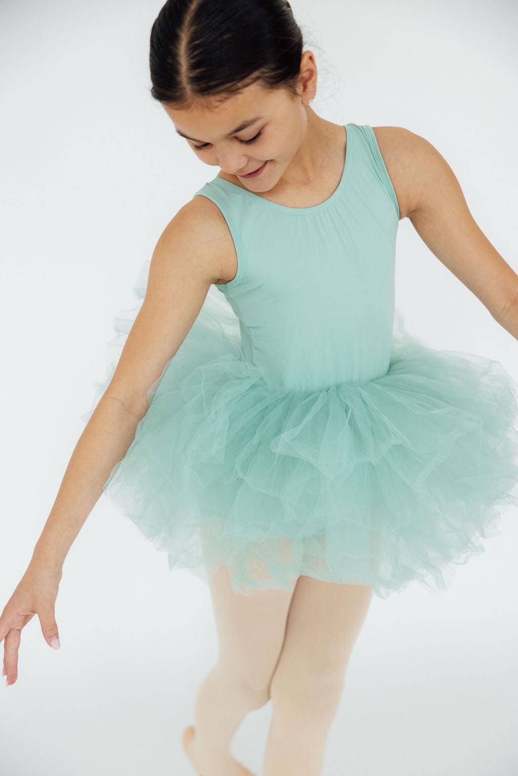 Sage Tank Tutu Leotard 3T Sage Tank Tutu Leotard 3T
