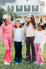 Carnation Pink Velvet Bells-Mila & Rose ®
