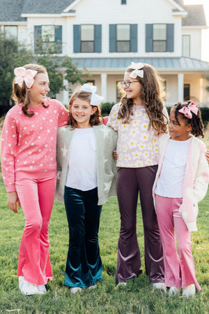 Sage/Coconut Star Cozy Cardigan-Mila & Rose ®