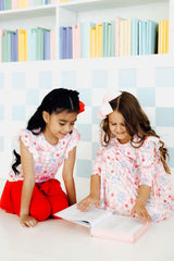 School Days S/S Ruffle Tee-Mila & Rose ®