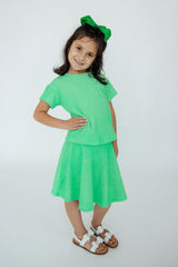 SALE Seafoam Green Scrunchy Twirl Skort-Mila & Rose ®