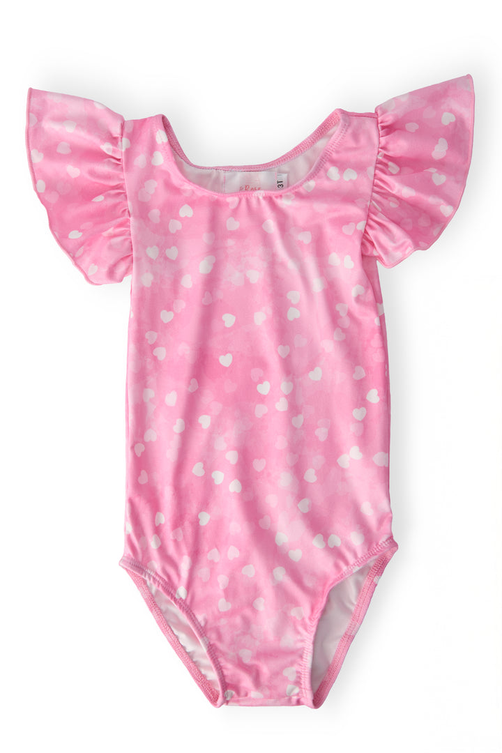 Shine Bright S/S Flutter Sleeve Leotard-Mila & Rose ®