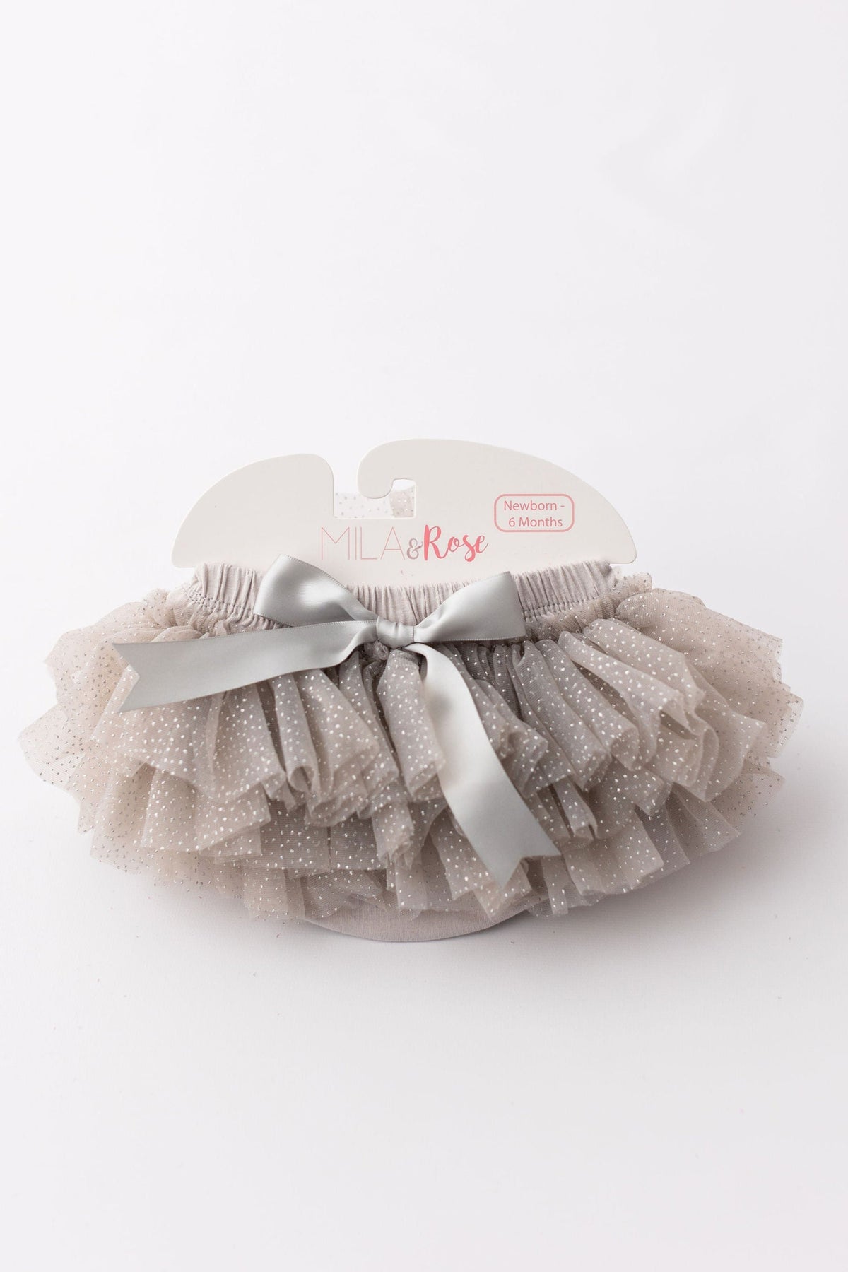 SALE Silver Glitter Ruffle Tutu Bloomer-Mila & Rose ®