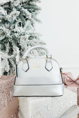 SALE Silver Metallic Girl's Crossbody Purse-Mila & Rose ®