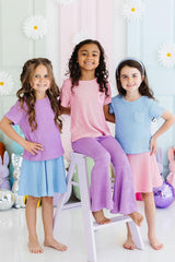 SALE Sky Blue Scrunchy Pocket Tee-Mila & Rose ®