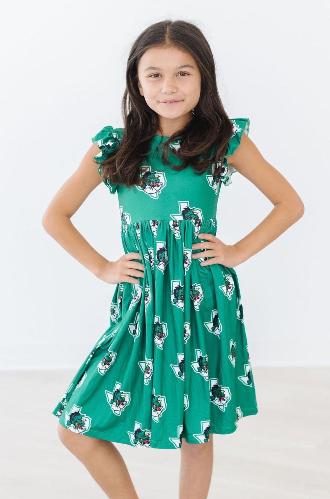 Southlake Carroll Dragons Flutter Twirl Dress-Mila & Rose ®