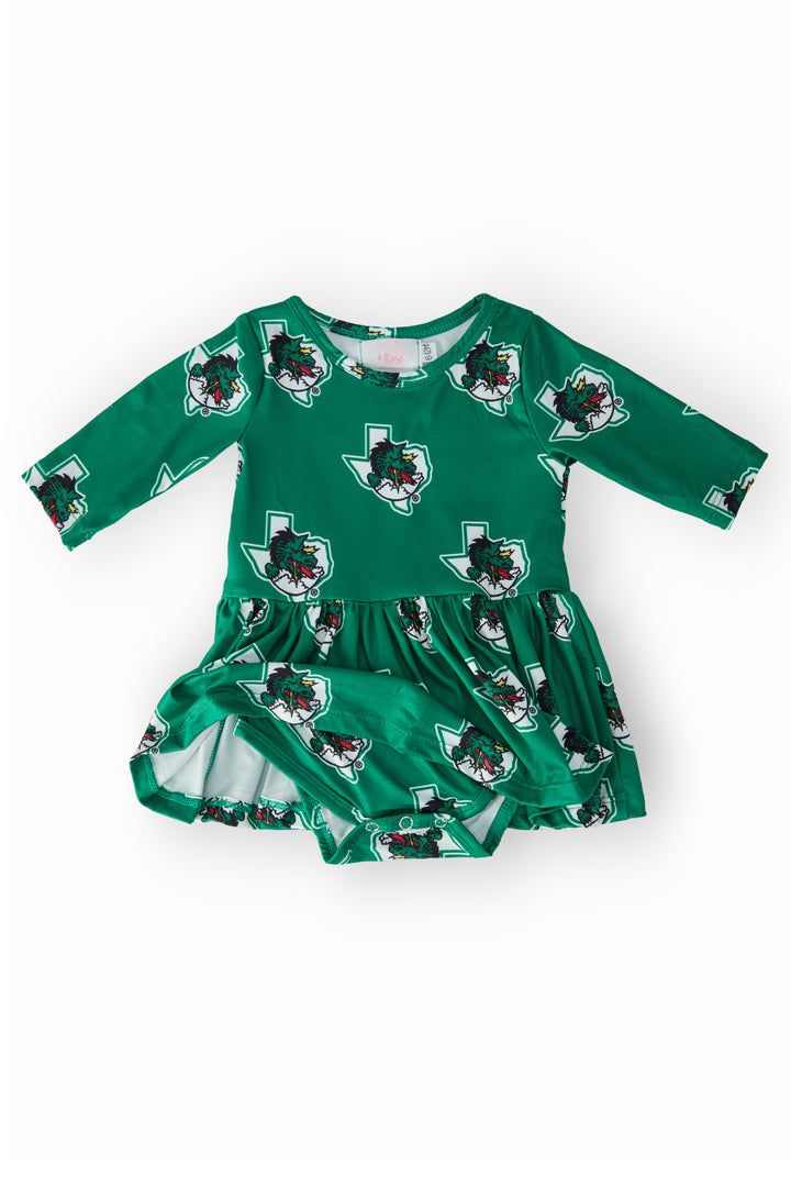 SALE Southlake Carroll Dragons 3/4 Sleeve Twirl Bodysuit-Mila & Rose ®