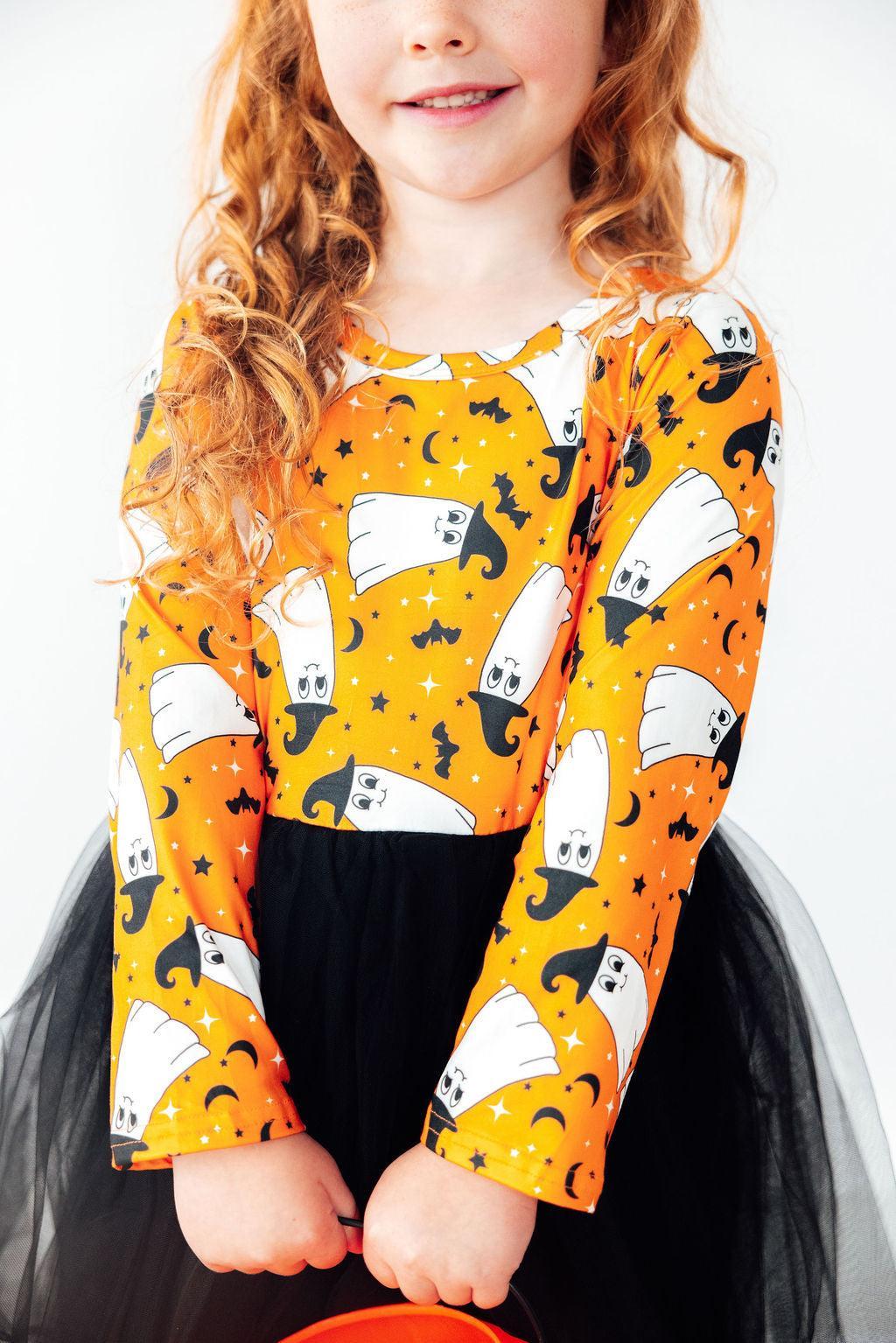SALE Spooktacular L/S Tutu Dress-Mila & Rose ®