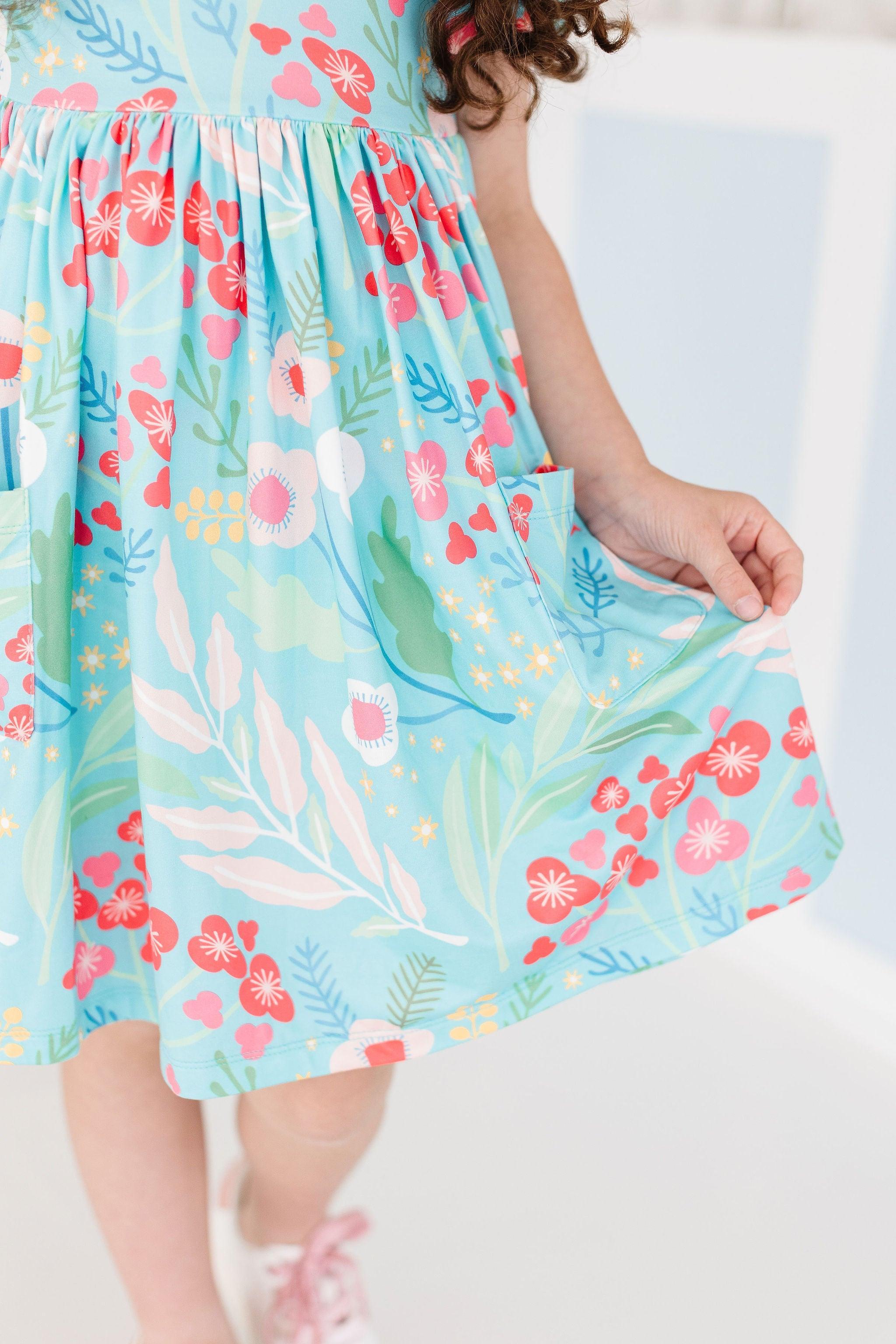 SALE Spring Breeze S/S Pocket Twirl Dress | Mila & Rose