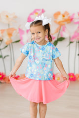 Springtime Splendor Ruffle Pocket Tee-Mila & Rose ®