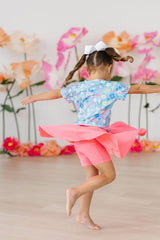 Springtime Splendor Ruffle Pocket Tee-Mila & Rose ®