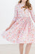 Springtime Bunnies 3/4 Sleeve Pocket Twirl Dress-Mila & Rose ®