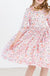 Springtime Bunnies 3/4 Sleeve Pocket Twirl Dress-Mila & Rose ®