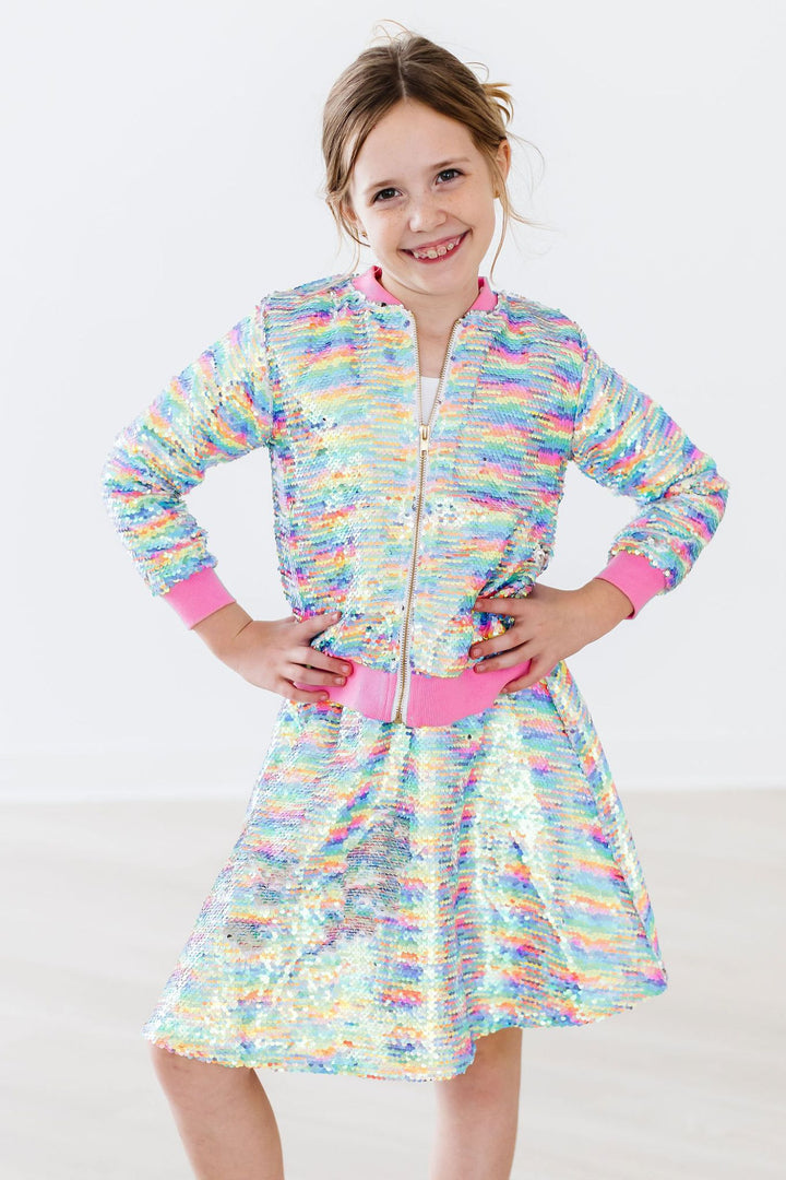 Sprinkles Flip Sequin Twirl Skort-Mila & Rose ®