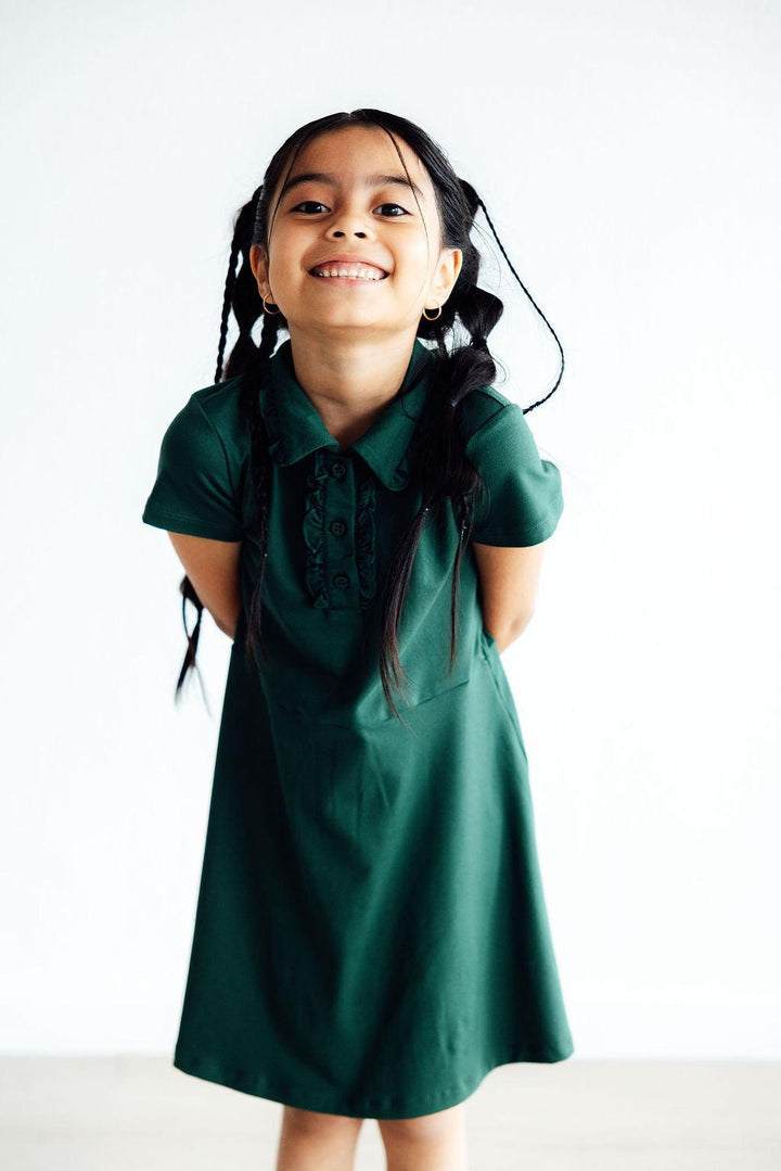 Spruce S/S Polo Dress-Mila & Rose ®