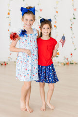Star Bright Ruffle Twirl Skort-Mila & Rose ®