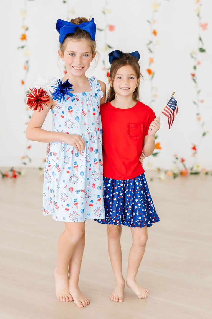 Star Bright Ruffle Twirl Skort-Mila & Rose ®