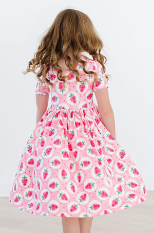 Strawberry Fields S/S Pocket Twirl Dress-Mila & Rose ®