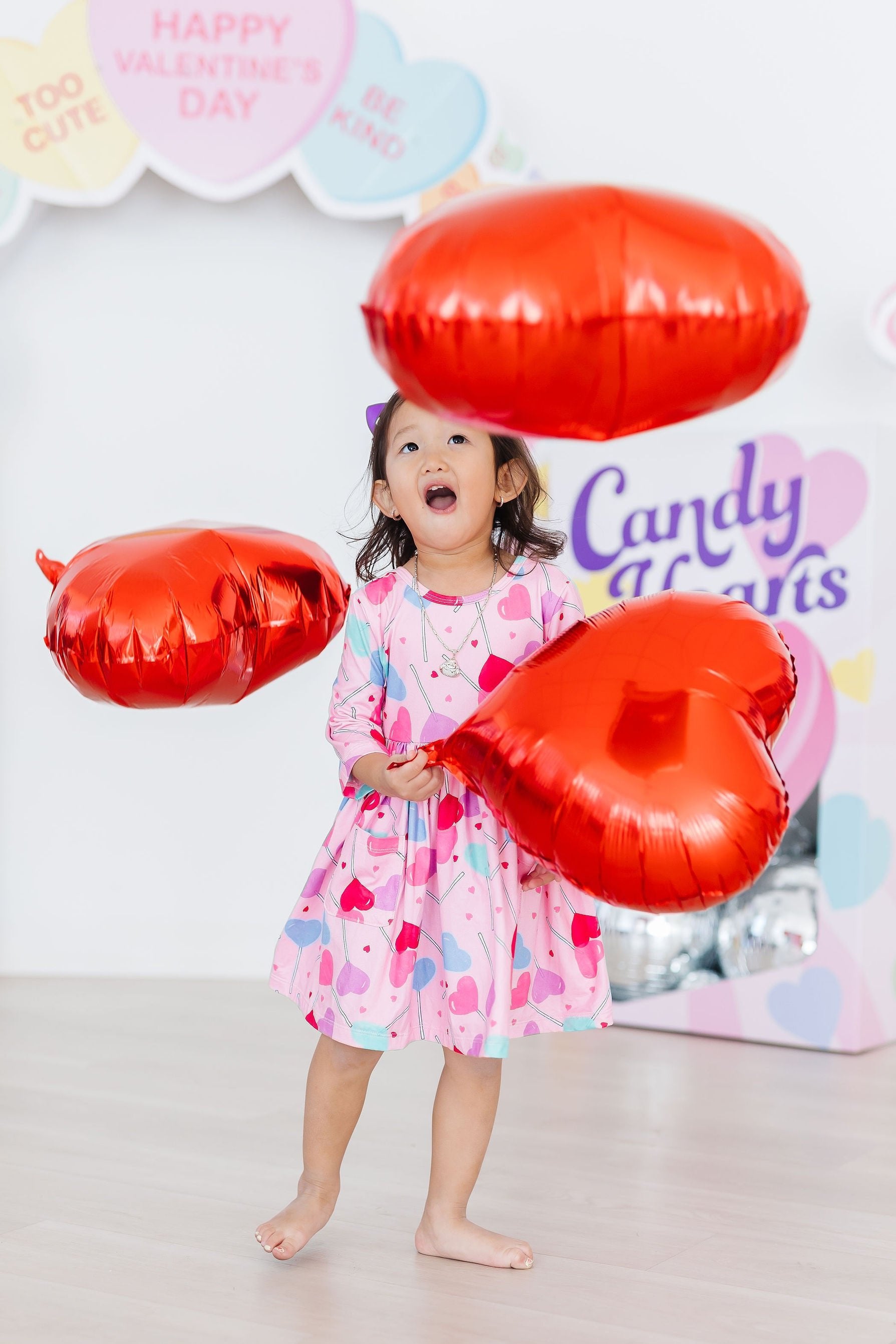 Sucker for You 3/4 Sleeve Pocket Twirl Dress-Mila & Rose ®