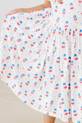 Summer Sweets Flutter Sleeve Twirl Dress-Mila & Rose ®