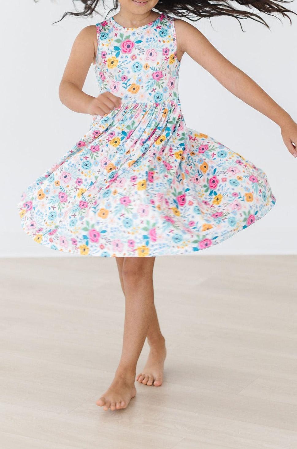 SALE Sunshine Blooms Tank Twirl Dress-Mila & Rose ®