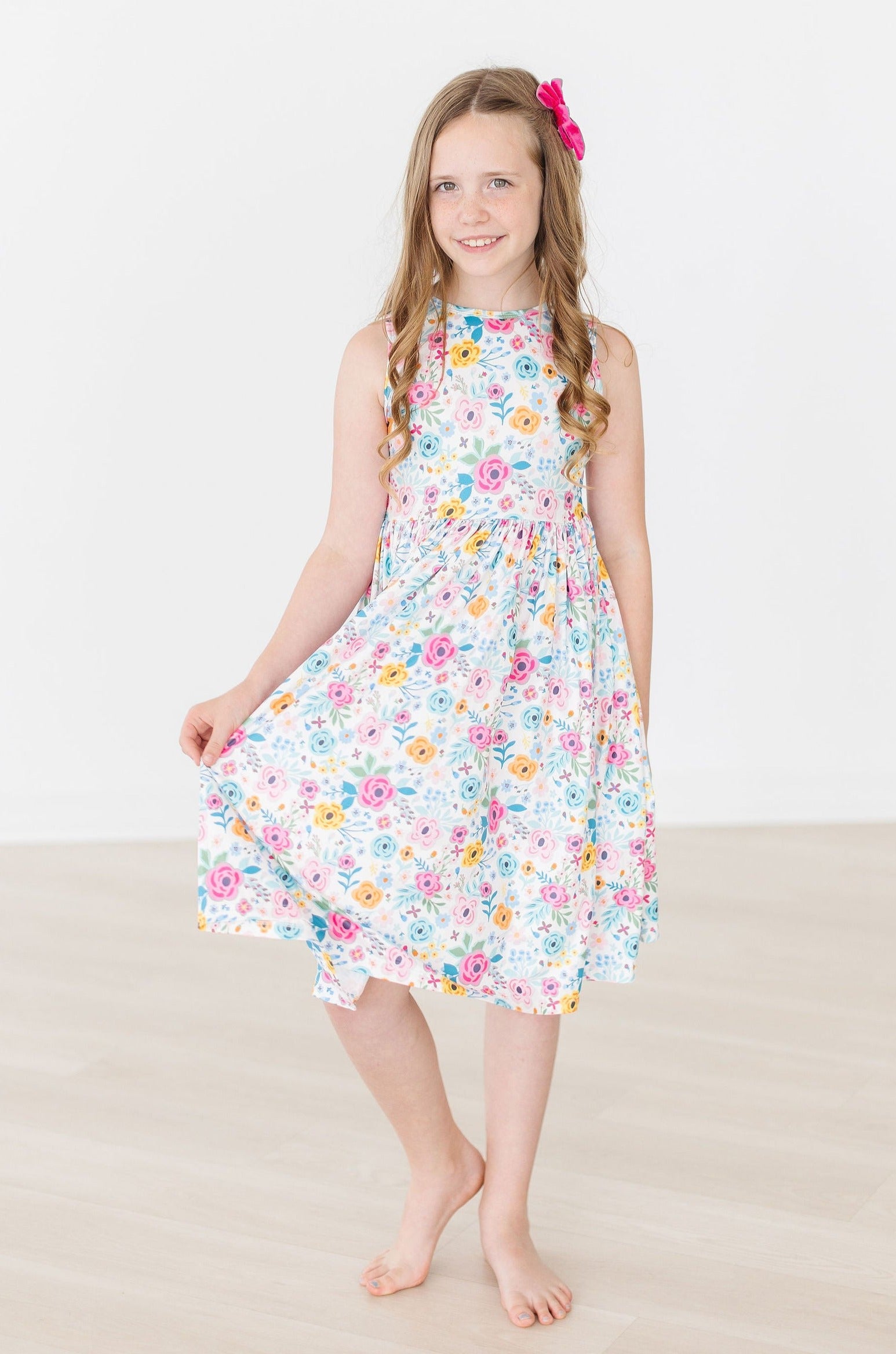 SALE Sunshine Blooms Tank Twirl Dress-Mila & Rose ®