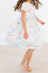 Sunshine Meadows S/S Pocket Twirl Dress-Mila & Rose ®