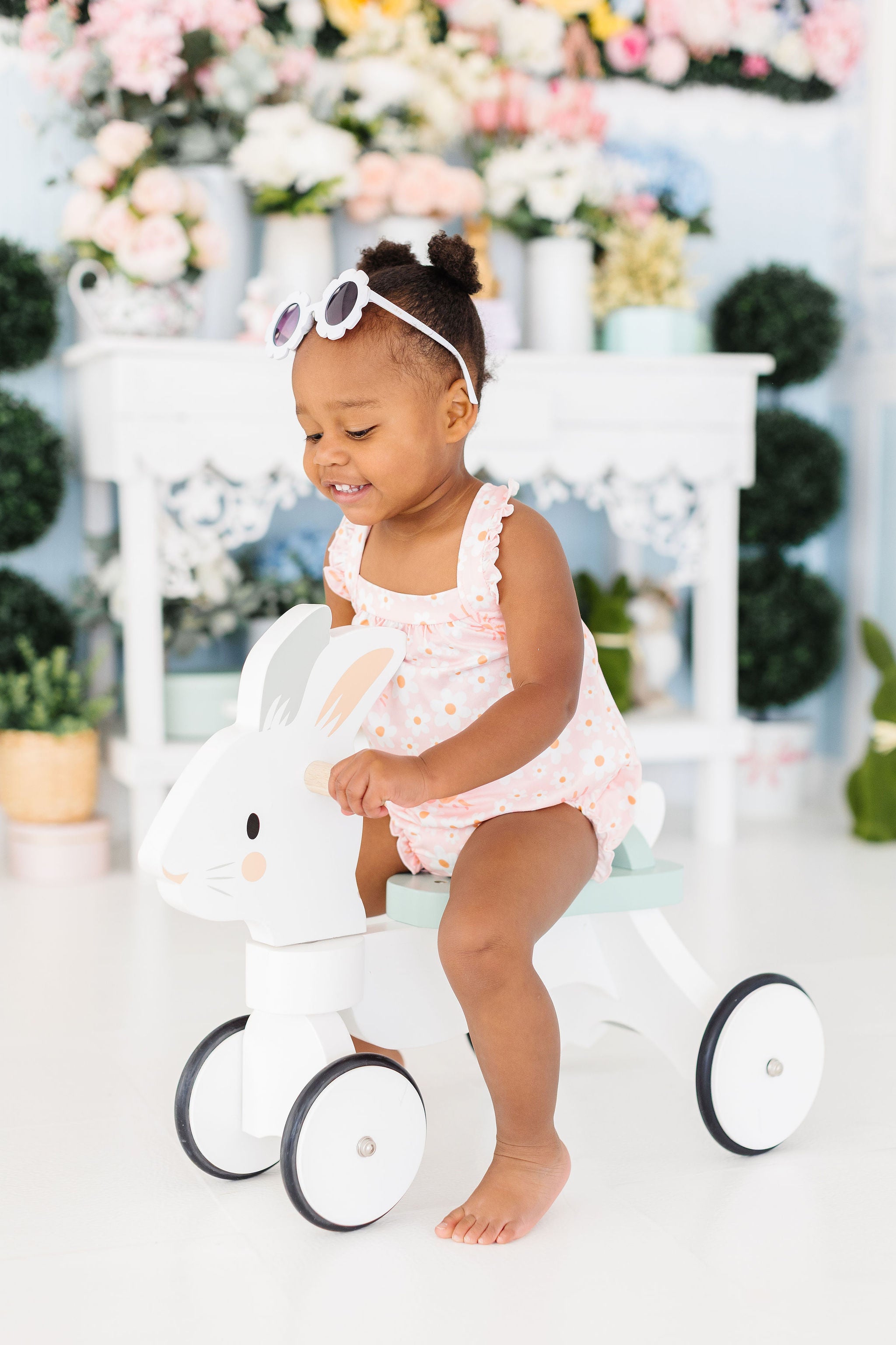 Sweet & Sunny Ruffle Cross Back Romper-Mila & Rose ®