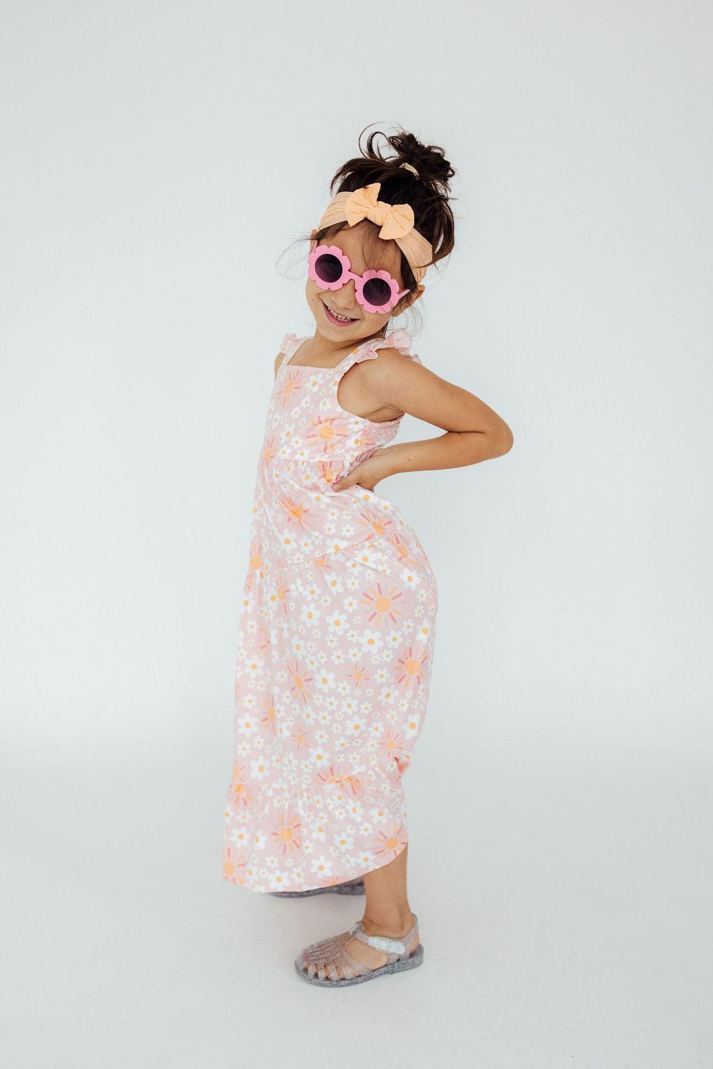 Sweet & Sunny Ruffle Maxi Dress-Mila & Rose ®