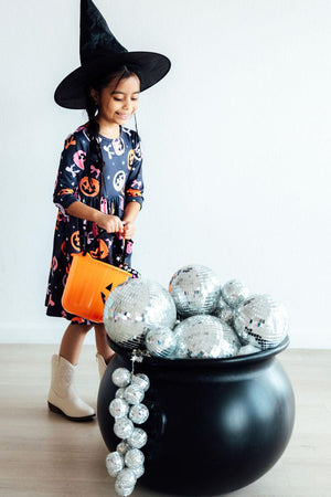 Sweet Tooth 3/4 Sleeve Pocket Twirl Dress-Mila & Rose ®