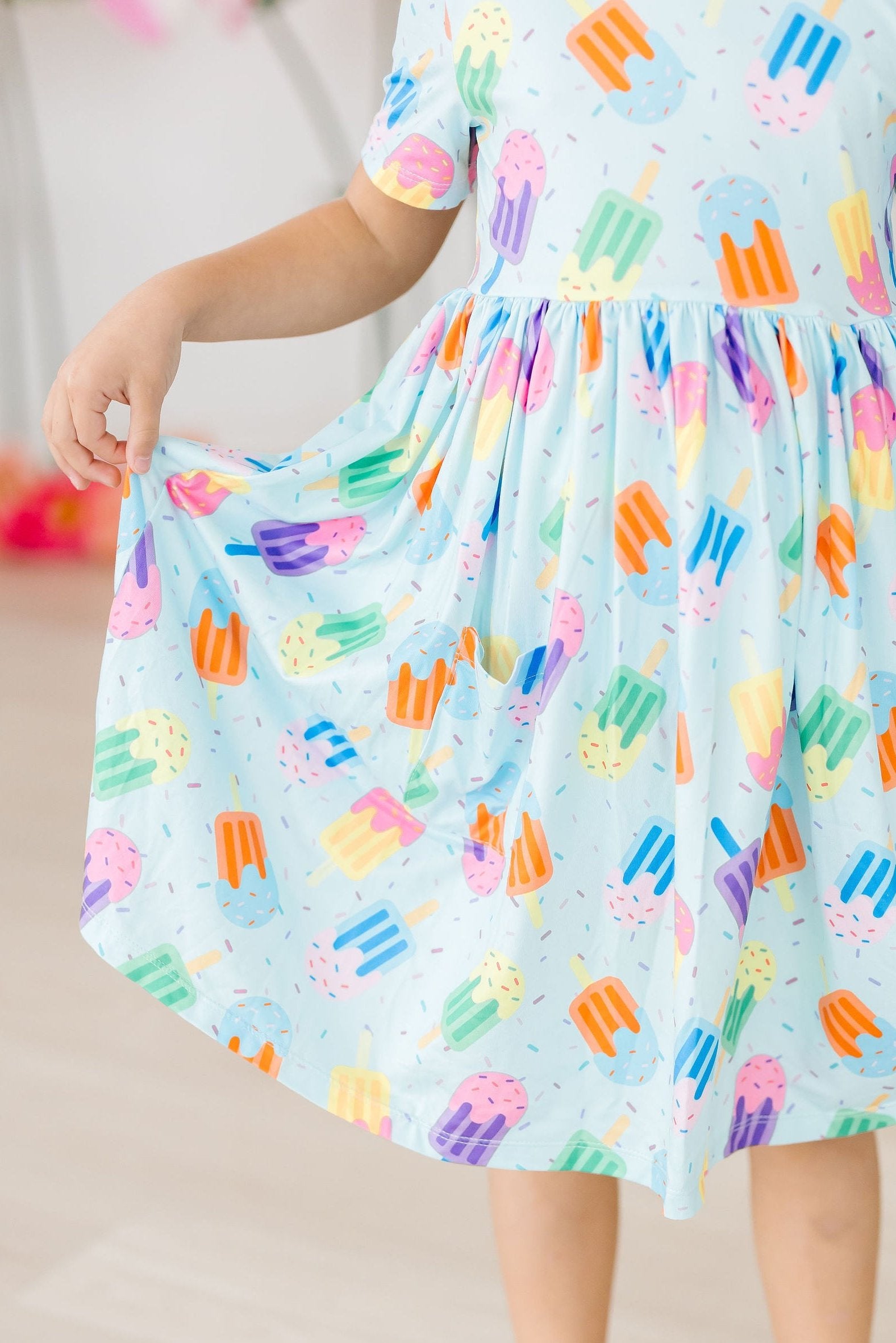 duns ice cream dress I Scream You Scream Pink Dress