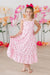 Sweet Strawberries Ruffle Maxi Dress-Mila & Rose ®