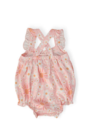Sweet & Sunny Ruffle Cross Back Romper-Mila & Rose ®